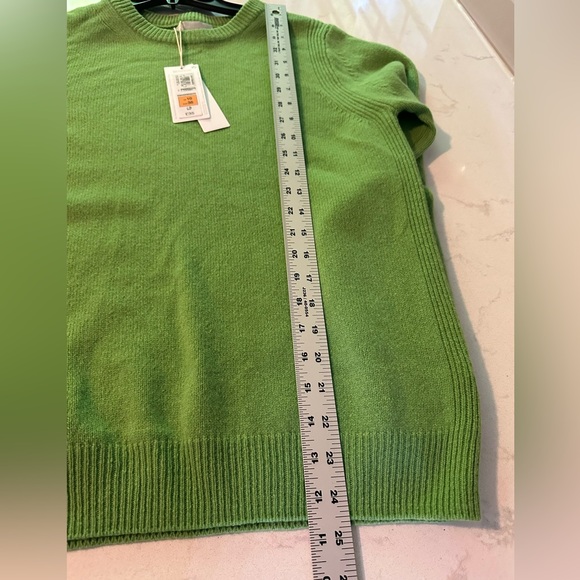 M&S Collection LambsWool Rich Sweater  NWT Size 6  Lime Green - Picture 8 of 12
